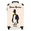 Pinguin in Pak NBS - Handbagage koffer - Kinderen Unisex middel -productfoto_recht