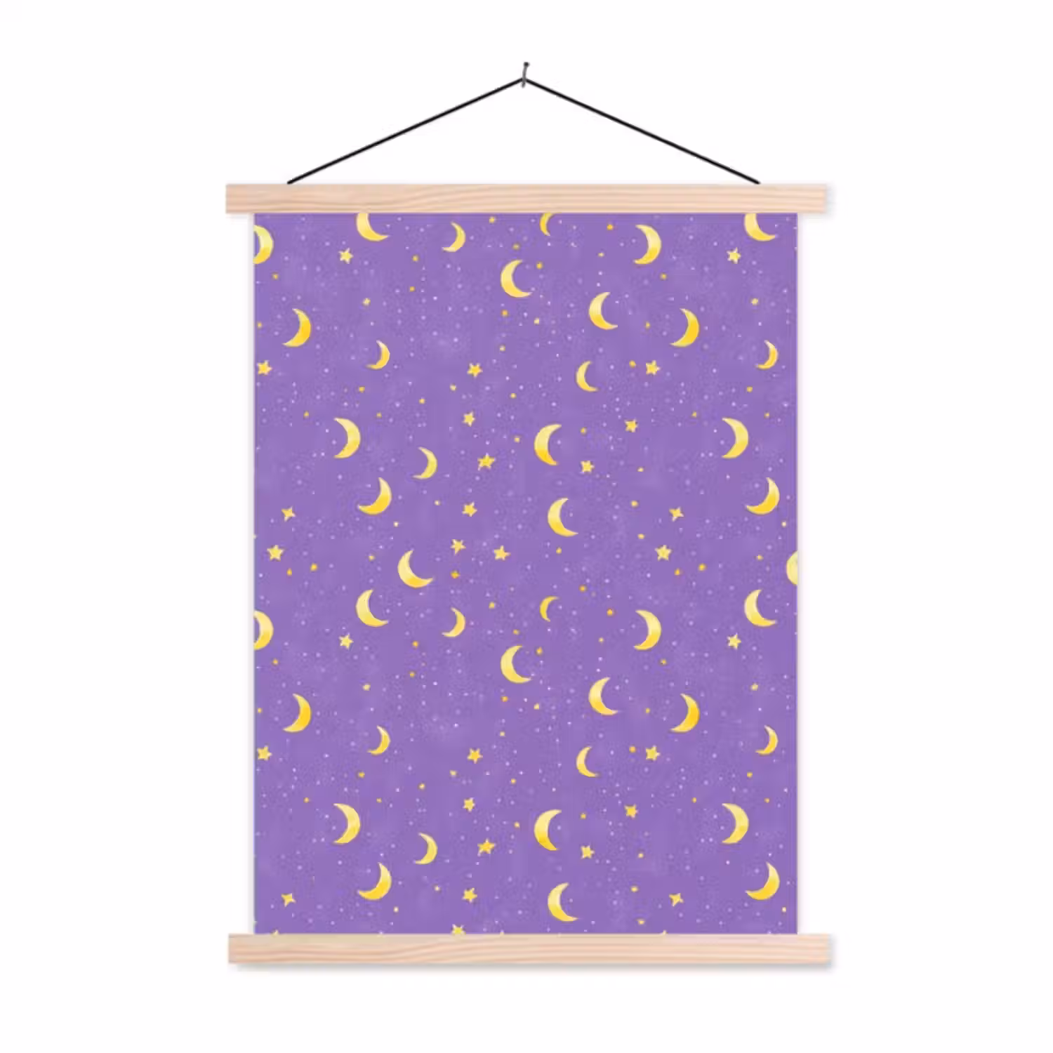 Hanging Poster - Mane - Stars - Purple