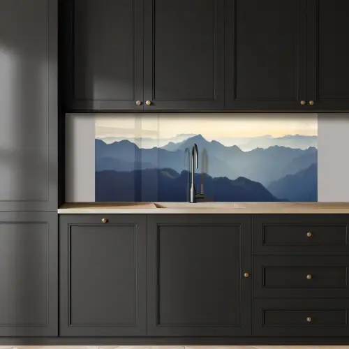 Landschap - Bergen - Groen - Natuur keuken achterwand 2 middel -sfeer1
