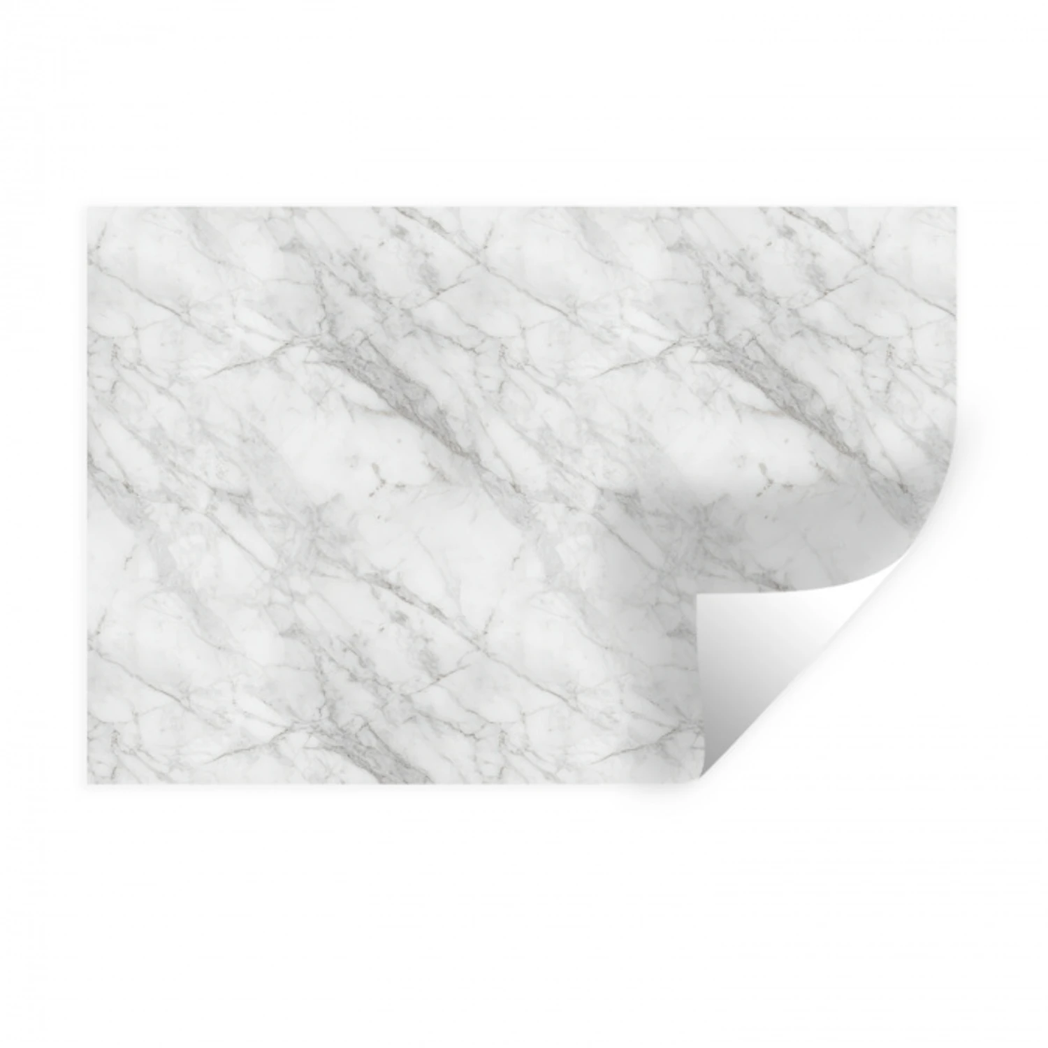 Klassiek - Marmer - Grijs Muursticker klein 286 -3d