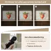 Aardbei - Rood - Mozaïek - Fruit Light Box met batterij (Wandlamp) middel -USP_dimbaarNL
