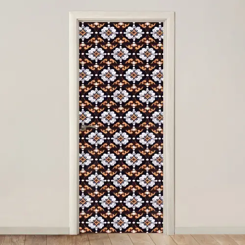 traditioneel - Element - Kleurrijk deurposter klein 289 -3d_beige