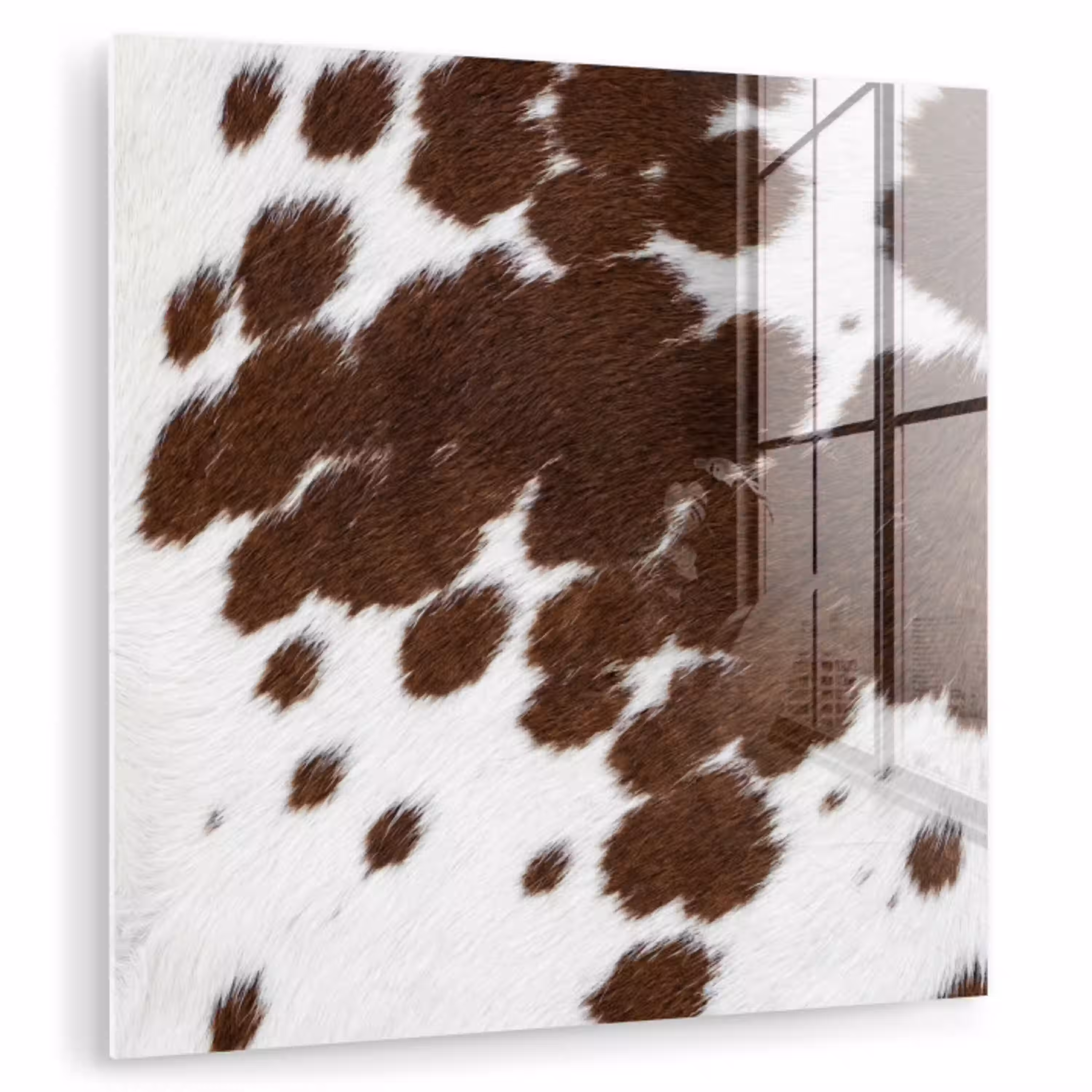 Koeienhuid - Klassiek - Bruin plexiglas 5mm klein -zzzproduct_nieuw