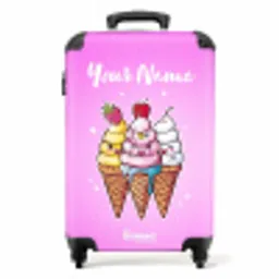 Smeltende swirls NBS - Handbagage koffer - Kinderen Unisex middel -productfoto_recht