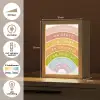 Kinderkamer - Quotes - Regenboog - Kleuriijk Light Box met kabel klein -USP_NL