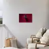 Hengst - Steigert - Rood Tuinposter op houten frame 2 cm dik klein -sfeer1