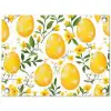 Bloemen - Paaseieren - Geel tuinposter los doek klein -3d