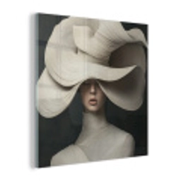 Modern - Vrouw - Hoed plexiglas 5mm klein -z3d
