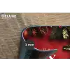 Kerst - Quote - Rood - Kerstballen Placemat vinyl groot -closeup