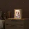 Hond - Bloemen - Roze Light Box met kabel klein -sfeer1_kind