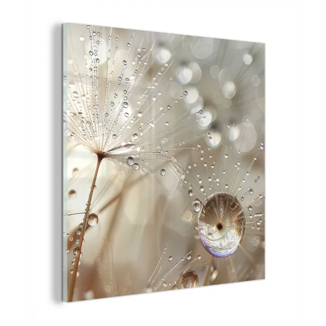 Natuur - Bloemen - Druppels - Regen plexiglas 5mm klein -z3d