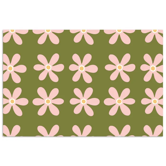 Bloem - Modern - Groen poster papier klein 62 -3d