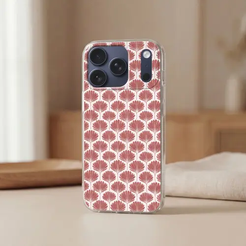 Waaier - Motief - Terra Telefoonhoesje iPhone 17 Pro klein 878 -sfeer2