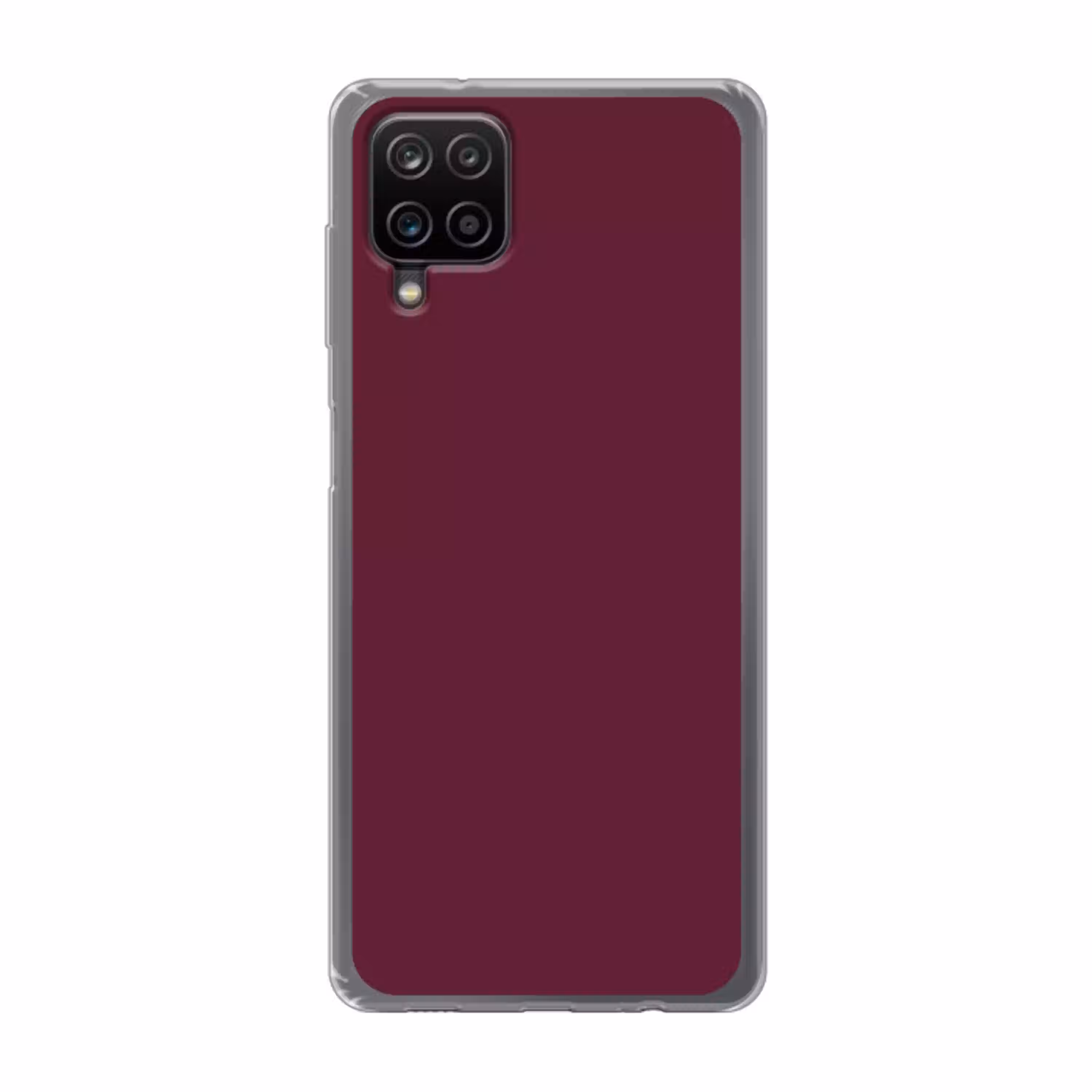 Deep - Plum - Paars Telefoonhoesje Samsung Galaxy A12 klein 372 -3d