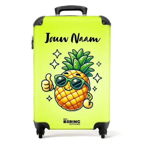 Ahmed ananas NBS - Handbagage koffer - Kinderen Unisex middel -productfoto_recht