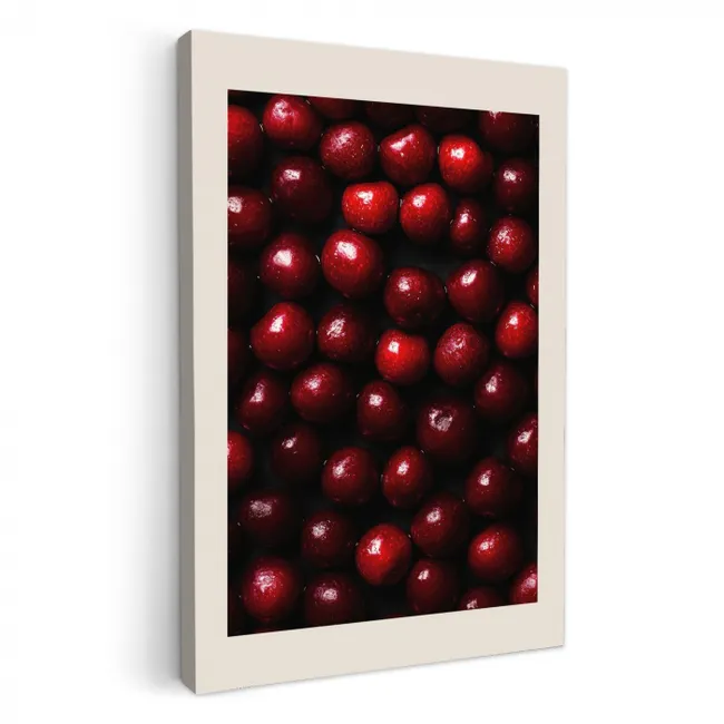 Kersen - Rood KitchenYeah - Keuken - Canvas klein -3d