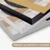 Abstract - Modern - Geometrisch - Pastel Textielframe zwart klein -USP_kleurenNL