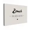 Wijn - Zomer zon, wijn & kletsen - Quotes - Tekst Tuinposter op houten frame 2 cm dik klein -3d