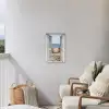 Deur naar de zee Tuinposter op houten frame 2 cm dik klein -sfeer1