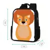 Dierenportret - Leeuw - kinderen Rugzak - Zwart middel -productfoto_formaten