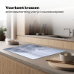 Riet - Bevroren - Winter - Natuur Inductie beschermer vinyl 3mm klein -sfeer1
