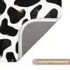 Dierenpatroon - Vlekken - Zwart - Wit Badmat klein 997 -USP_AntislipNL