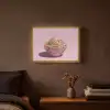 Noodles - Edelstenen - Stokjes - Roze Light Box met batterij (Wandlamp) middel -sfeer4