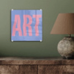 Art - Roze - Blauw plexiglas 5mm klein -sfeer3