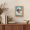 Teckel - Bad - Schuim - Waterdruppels Light Box met kabel (Tafellamp) klein -sfeer2