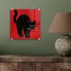 Kat - Zwart - Staart plexiglas 5mm klein -sfeer3