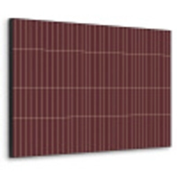 Lijnen - Patroon - Bordeaux Textielframe zwart klein 947 -3d