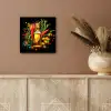 Olijfolie - Graffiti - Peper - Olijven - Modern aluminium wit klein -sfeer4