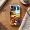 Schaap - Weide - Bloemen Telefoonhoesje iPhone 17 Pro klein -sfeer1