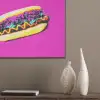 Hotdog - Roze - Retro PET vilt klein -sfeer6_closeup