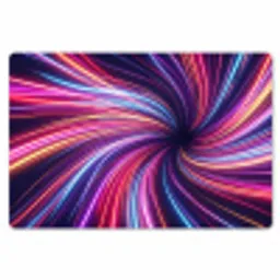 Abstract - Swirl - Futuristic - Neon Placemat vinyl groot -zzsfeer1_Kitchenyeah-website