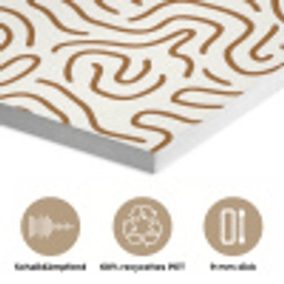Minimalistisch - Patroon - Terracotta PET vilt klein 837 -closeup_DE