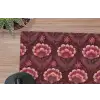 Bloemen - Waaier - Paars muismat rubber klein 262 -closeup