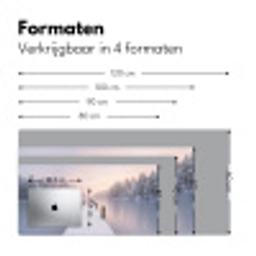 Steiger - Meer - Mist - Winter - Serene Muismat XXL klein -sfeer5