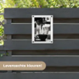 Coffee - Espresso - Koffiemachine - Kop tuinposter los doek klein -sfeer3