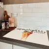 Spaghetti - tomatensaus - Parmezaanse kaas Inductie beschermer vinyl 3mm klein -sfeer3