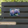 Hortensia's in Pastelkleuren tuinposter los doek klein -sfeer3