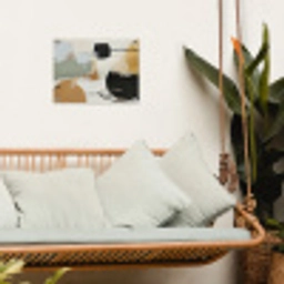 Paint - Abstract - Kleuren tuinposter los doek klein -sfeer7