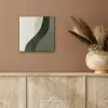 Japandi - Groen - Abstract - Modern aluminium wit klein -sfeer4