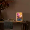 Fantasiebloemen - Verf - Speels Light Box met kabel (Tafellamp) klein -sfeer4