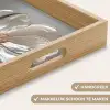 Bloem - Glazen - Doorzichtig Dienblad Rechthoek middel -USP_HandgreepNL