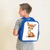 Baby hert Kinderrugzak - Blauw middel -sfeer2