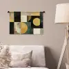 Abstract - Goud - Brons - Vormen - Geometrisch Wandkleed katoen klein -sfeer4