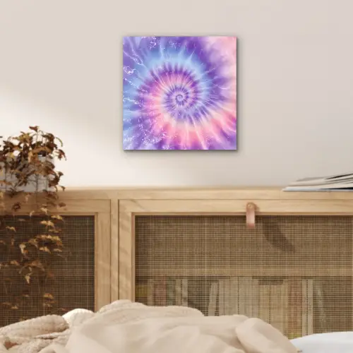 Pasteltinten - Paars - Spiraal - Marmer aluminium wit klein -sfeer3