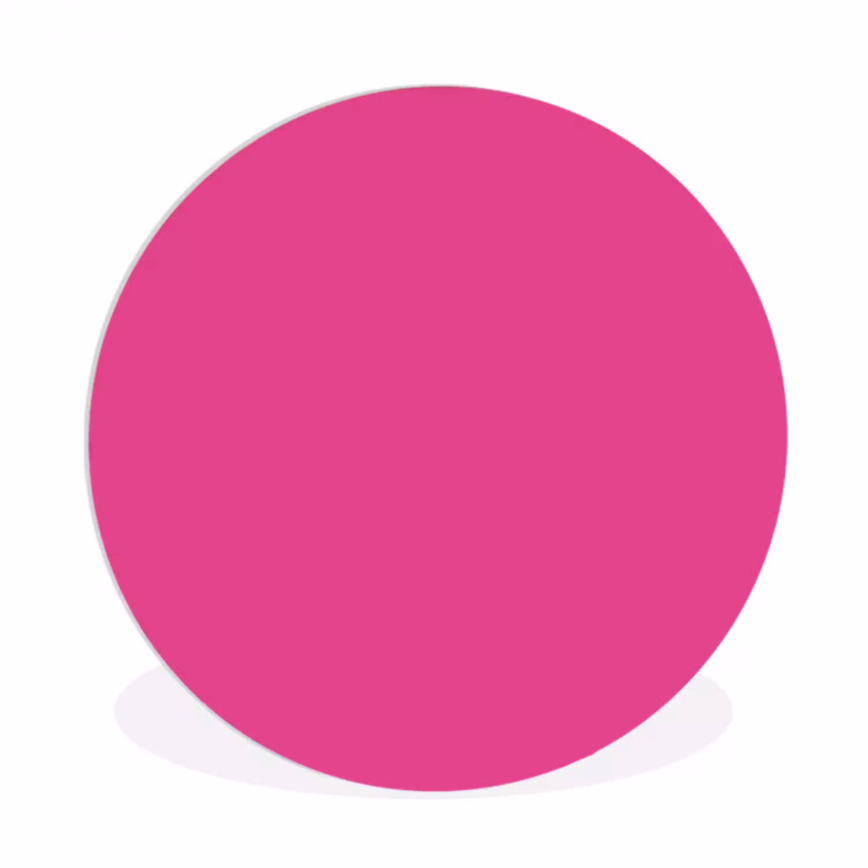 Fuchsia - Neon - Kleuren Wandcirkel kunststof plaat 5mm dik klein 188 -3d