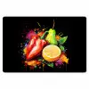 Paprika - Peer - Citroen - Graffiti - Verf - Abstract Placemat vinyl groot -zzsfeer1_Kitchenyeah-website